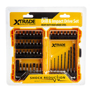 XTrade 48 Piece Drill & Impact Drive Set 1.5-6mm HSS Drill Bits - X0900075