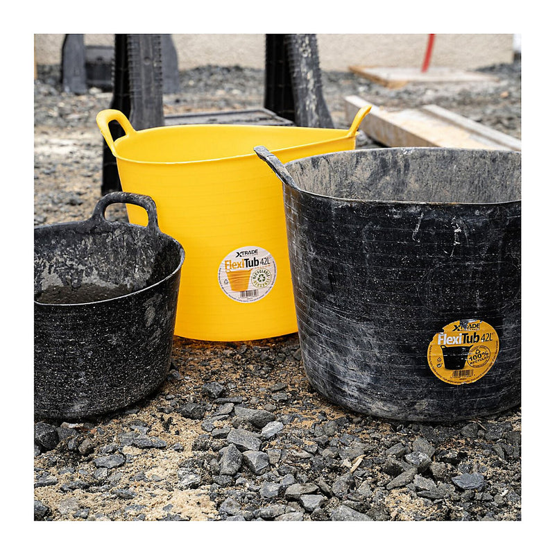 XTrade FlexiTub Black 56 Litre - X0900040 - Ideal for Storage and Gardening