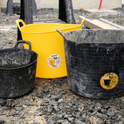 XTrade X0900250 Yellow Recycled Plastic Flexi-Tub 25L