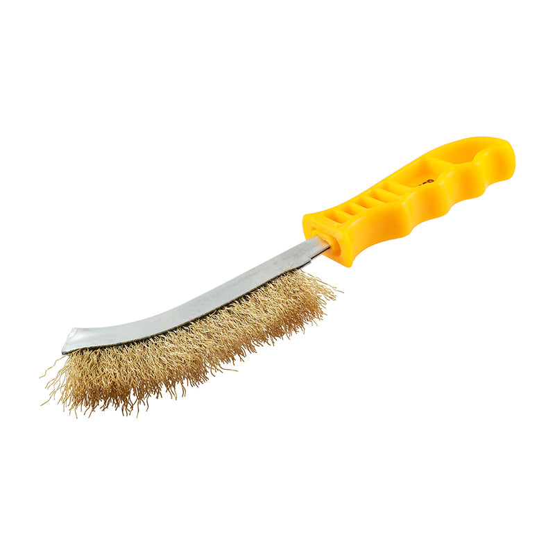 TIMCO Blue Handle Wire Brush S/Steel - 255mm