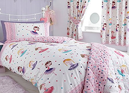 Kids Ballerina Single Duvet Cover Set