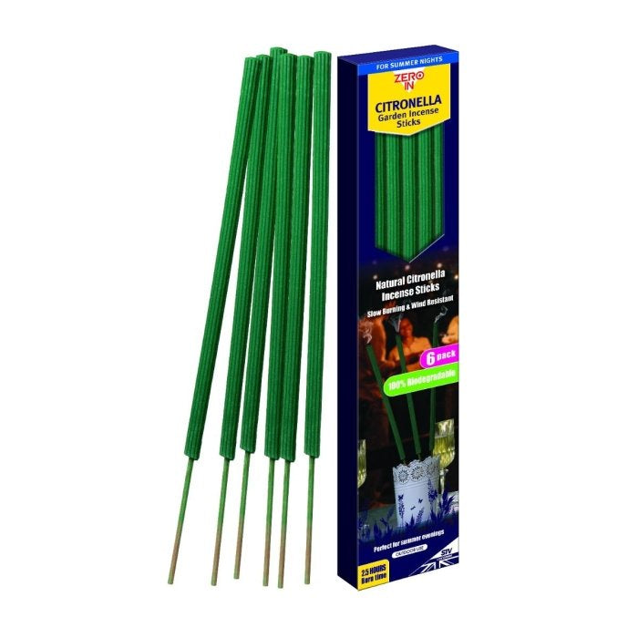 Citronella Garden Incense Sticks 6 Pack
