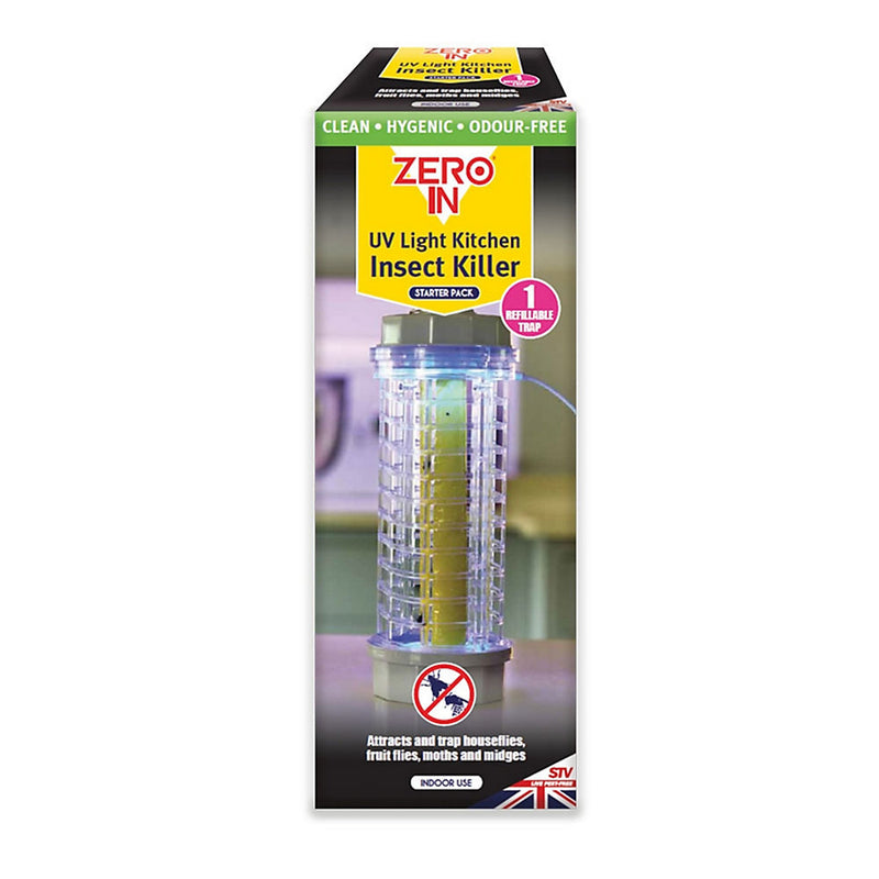 Zero In UV Light Insect Killer USB Kitchen Indoor Insect Bug Killer With Trap