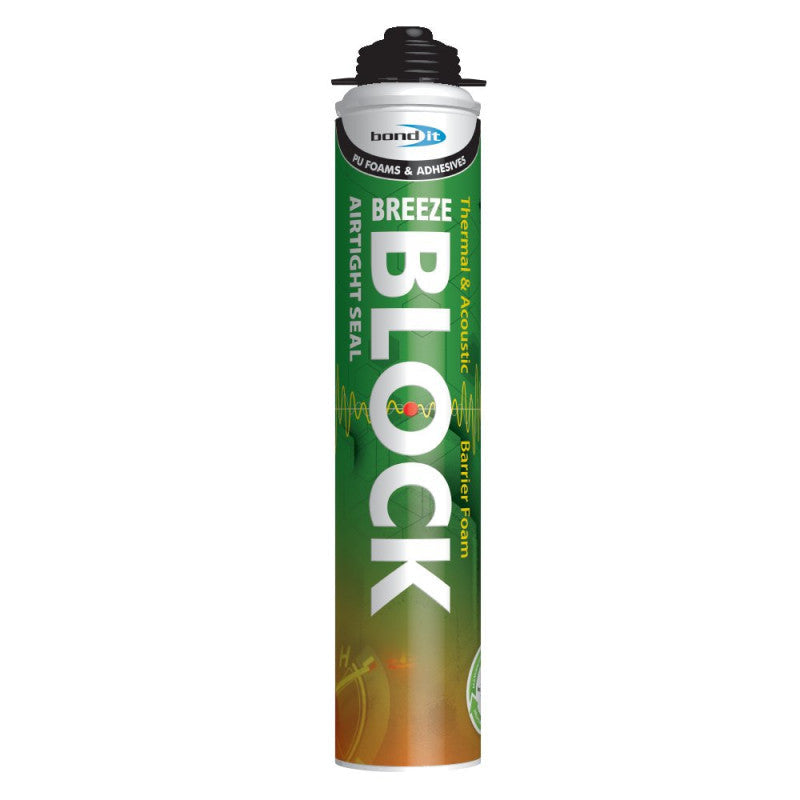 Bond It Breeze Block Airtight PU Foam 750ml - Box of 12
