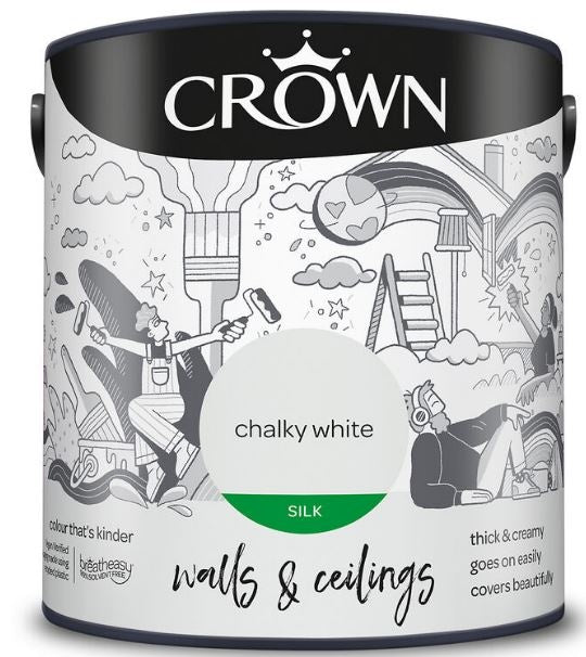 Crown 2.5 Chalky White Silk