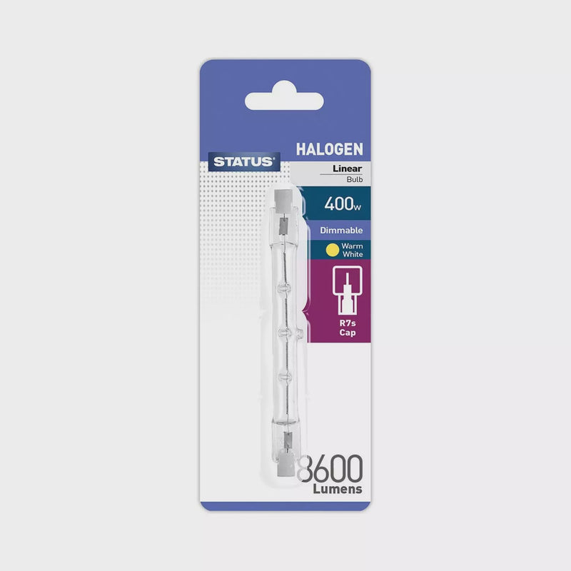 R7S 118mm 400 Watt Halogen Linear Flood Light Bulb