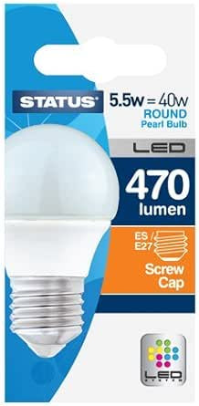 40W Warm White Round Bulb Large Screw