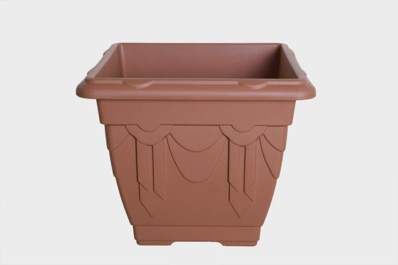 38Cm Square Venetian Plant Pot