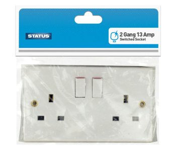 2 Gang Switched Socket