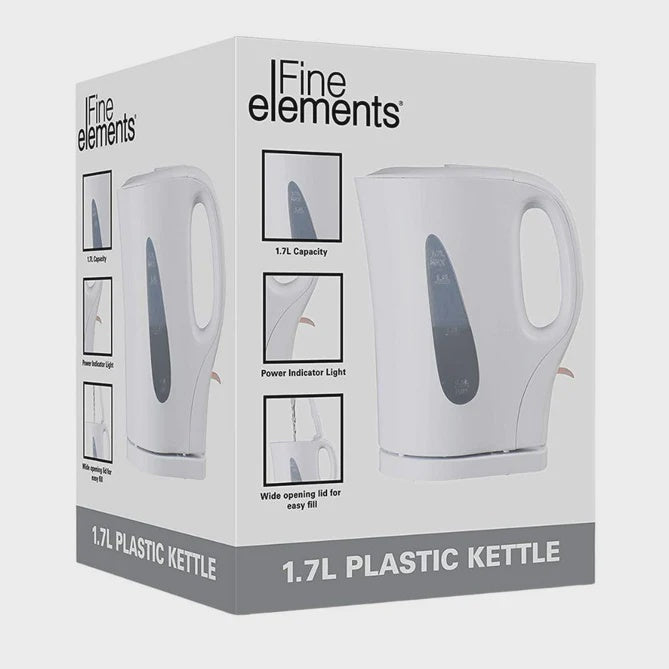 Fine Elements 1.7L Plastic Kettle