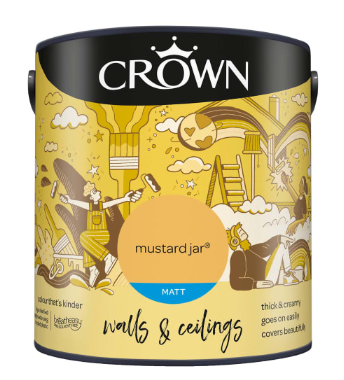 Crown Matt Mustard Jar 2.5L