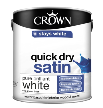 Crown Non Drip Satin Pbw 2.5L