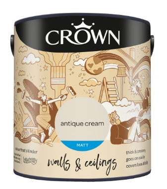 Crown Paint 2.5 Antique Cream