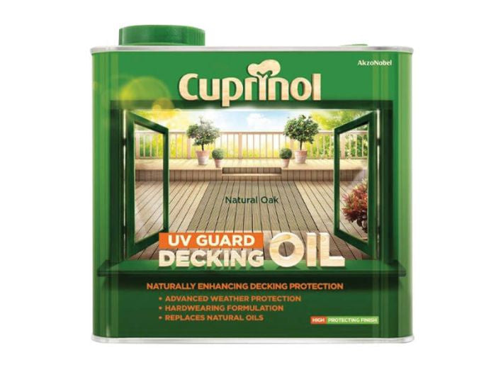 Cuprinol Uv Guard Decking Oil Oak 2.5L