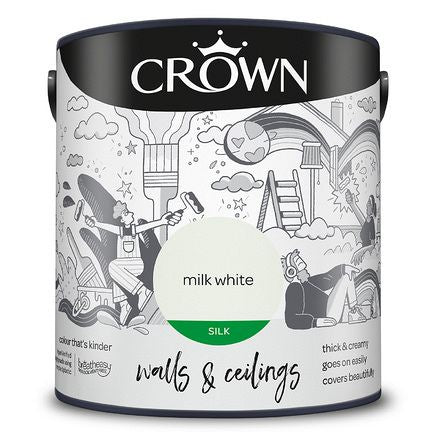 Crown 2.5 Milky White Silk