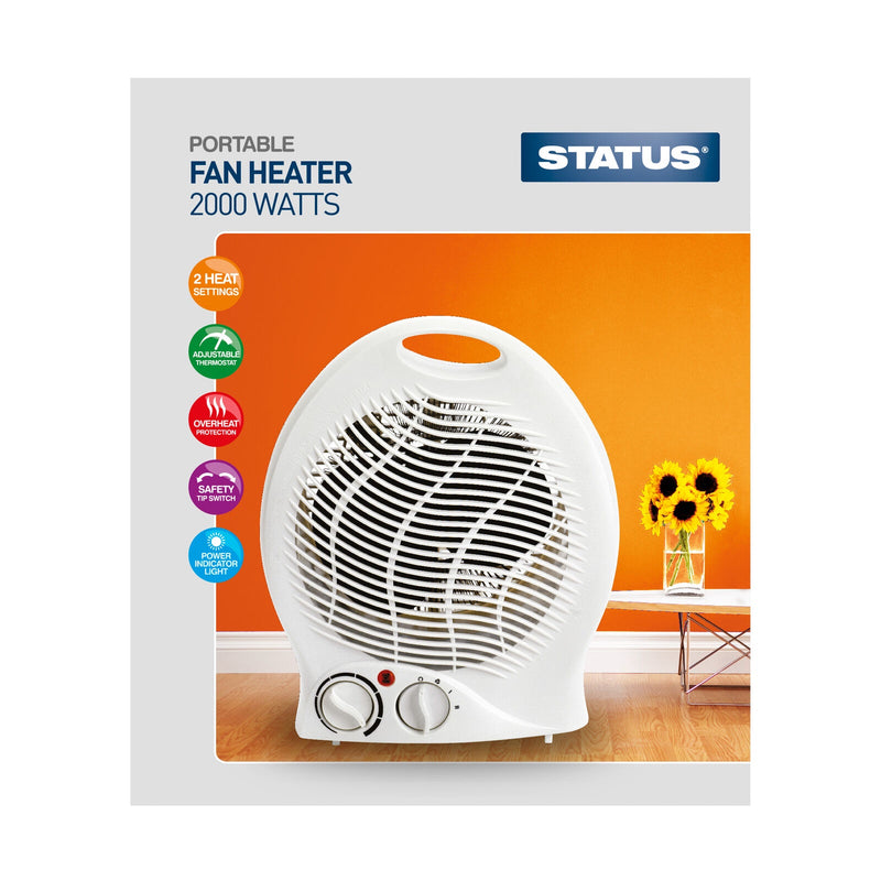 Up Right Fan Heater 2000W
